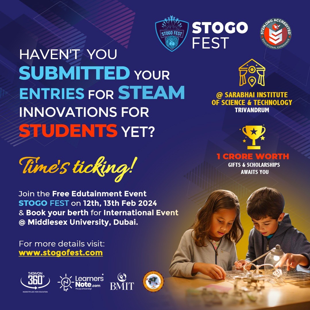 Introducing STOGO FEST: Igniting Minds, Celebrating STEAM Innovations by Students!